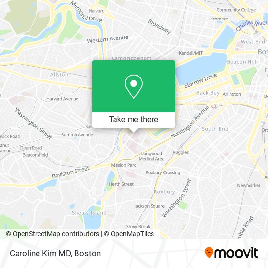 Caroline Kim MD map