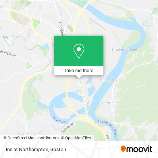 Inn at Northampton map