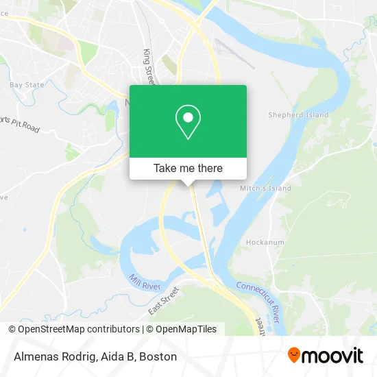 Almenas Rodrig, Aida B map