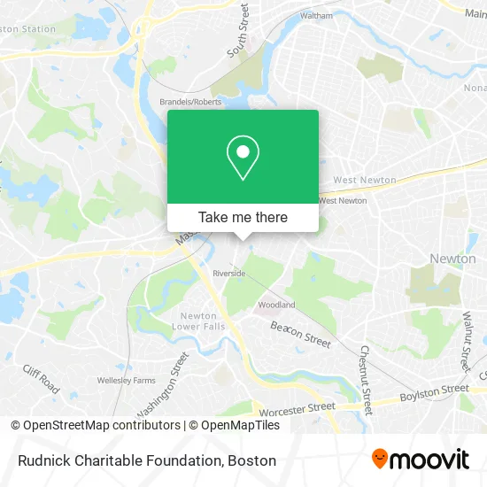 Rudnick Charitable Foundation map