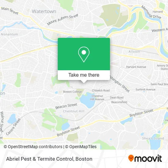 Abriel Pest & Termite Control map