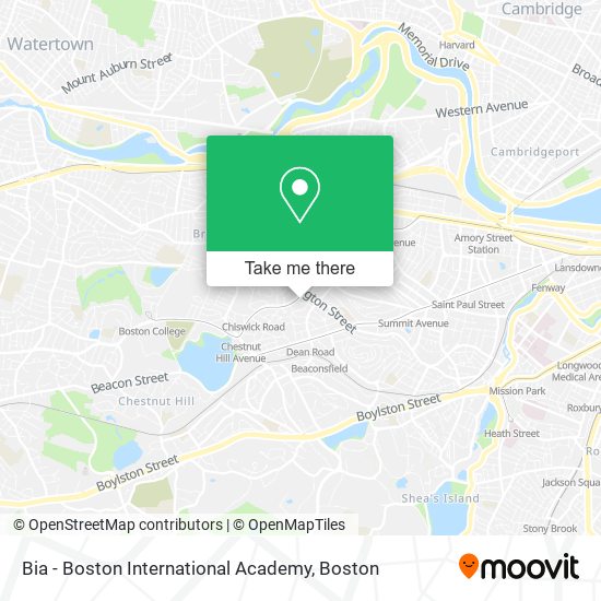 Mapa de Bia - Boston International Academy