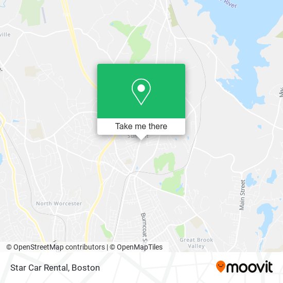 Star Car Rental map