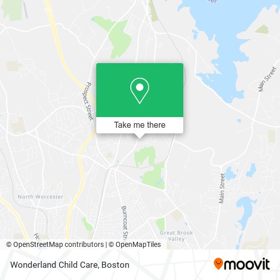 Wonderland Child Care map