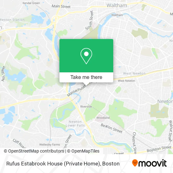 Rufus Estabrook House (Private Home) map