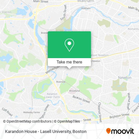 Karandon House - Lasell University map