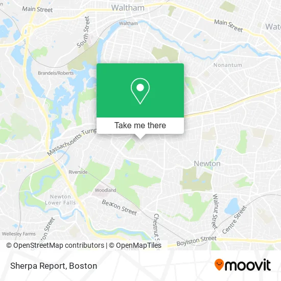 Sherpa Report map