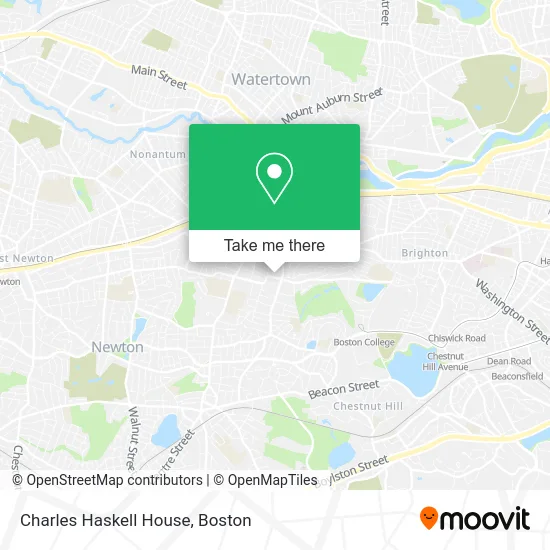 Charles Haskell House map