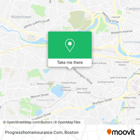 Progresshomeinsurance.Com map