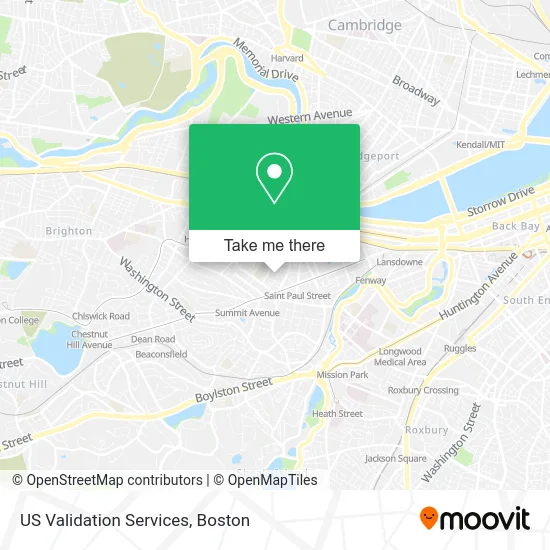 US Validation Services map