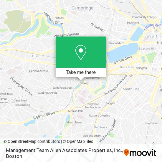 Mapa de Management Team Allen Associates Properties, Inc.