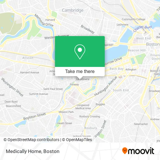 Medically Home map