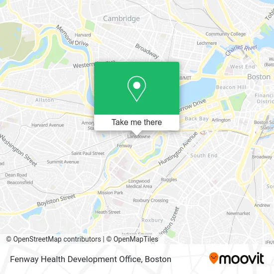 Fenway Health Development Office map