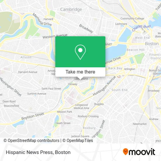 Hispanic News Press map