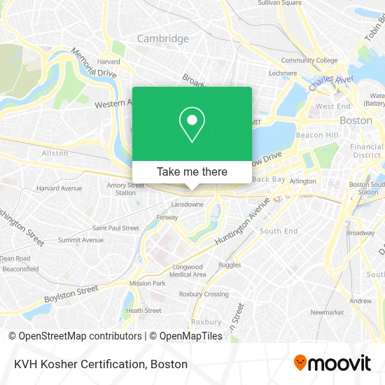 KVH Kosher Certification map