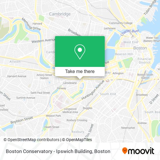 Boston Conservatory - Ipswich Building map