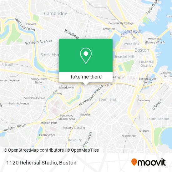 1120 Rehersal Studio map