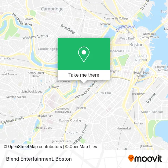 Blend Entertainment map