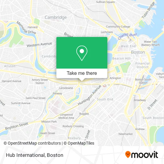 Hub International map