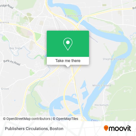 Publishers Circulations map