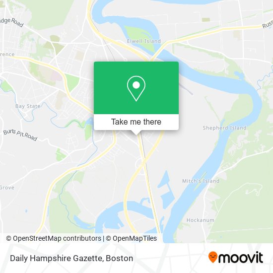 Mapa de Daily Hampshire Gazette
