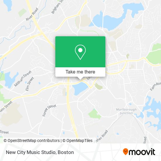New City Music Studio map