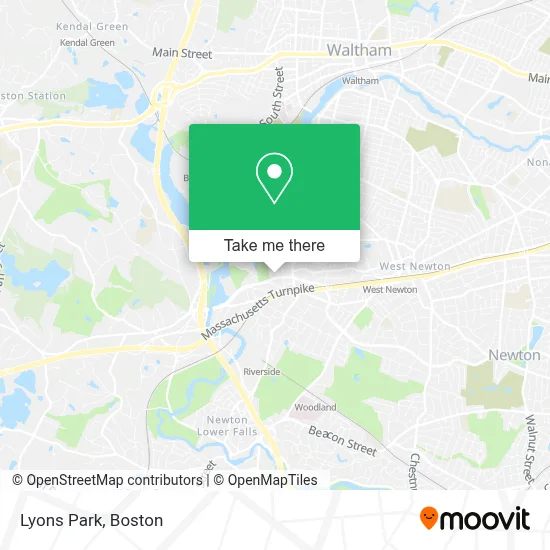 Lyons Park map