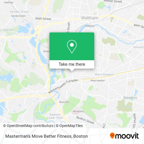 Masterman's Move Better Fitness map