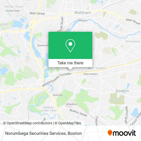 Mapa de Norumbega Securities Services