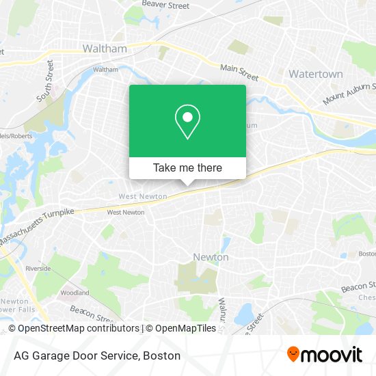 Mapa de AG Garage Door Service
