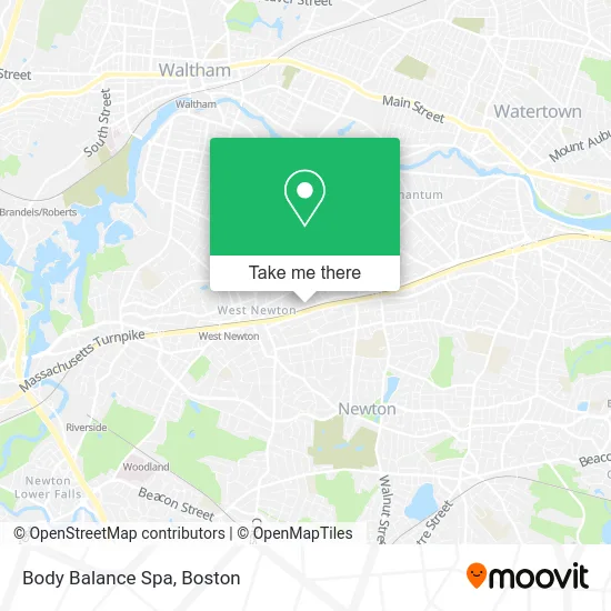 Body Balance Spa map