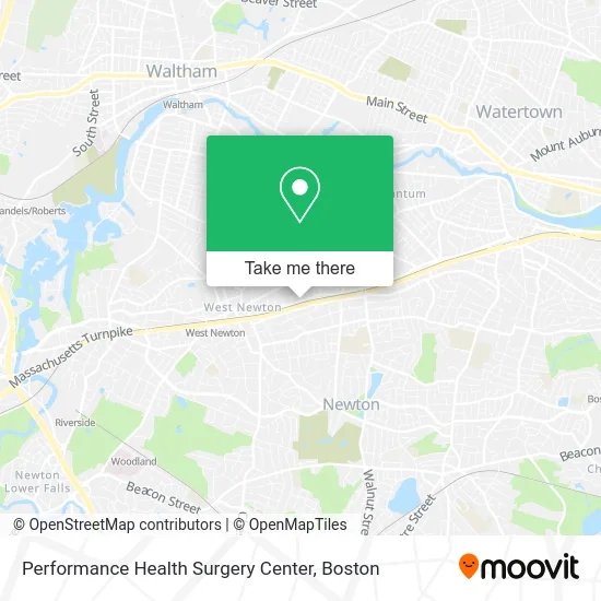 Performance Health Surgery Center map