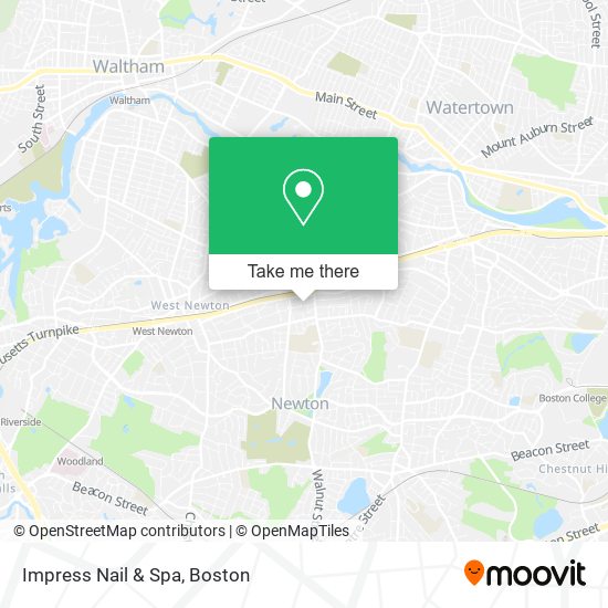 Mapa de Impress Nail & Spa