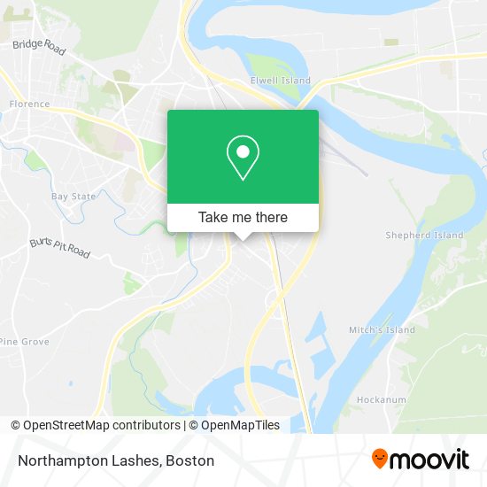 Northampton Lashes map