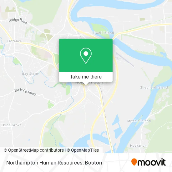 Northampton Human Resources map