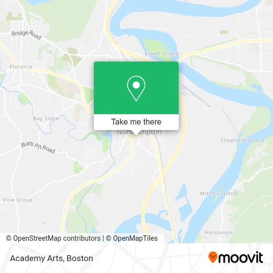 Academy Arts map