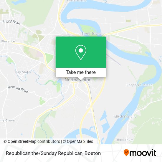 Mapa de Republican the / Sunday Republican