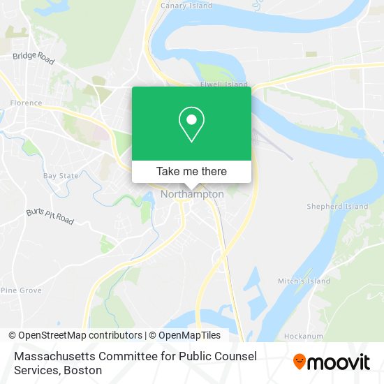 Mapa de Massachusetts Committee for Public Counsel Services