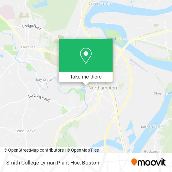 Smith College Lyman Plant Hse map