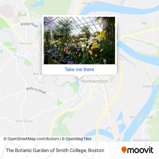 The Botanic Garden of Smith College map