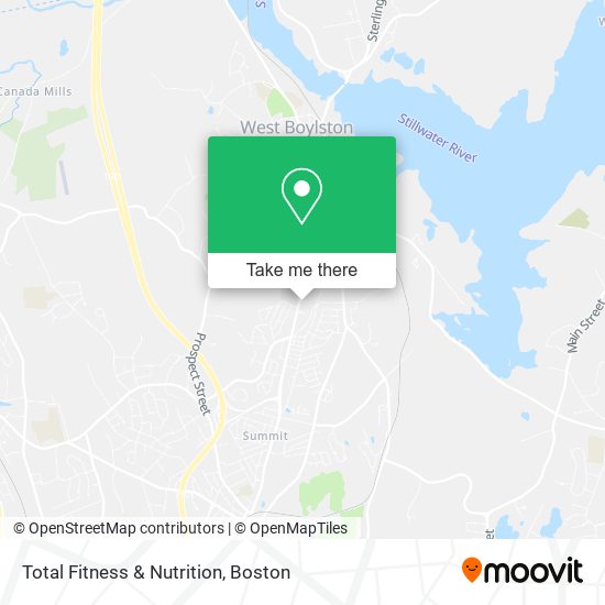 Total Fitness & Nutrition map