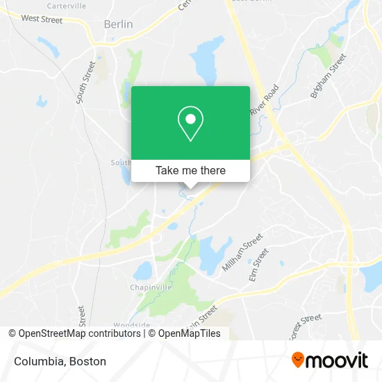 Columbia map