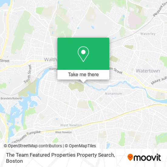 Mapa de The Team Featured Properties Property Search