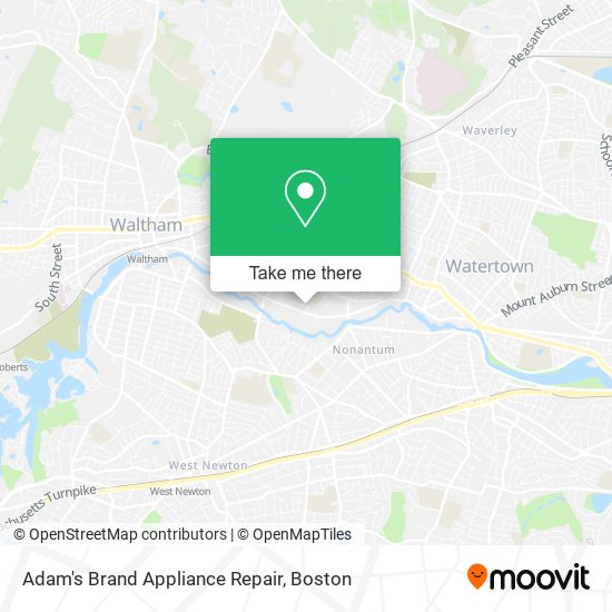 Mapa de Adam's Brand Appliance Repair