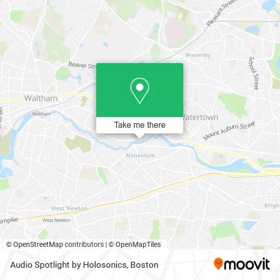 Mapa de Audio Spotlight by Holosonics