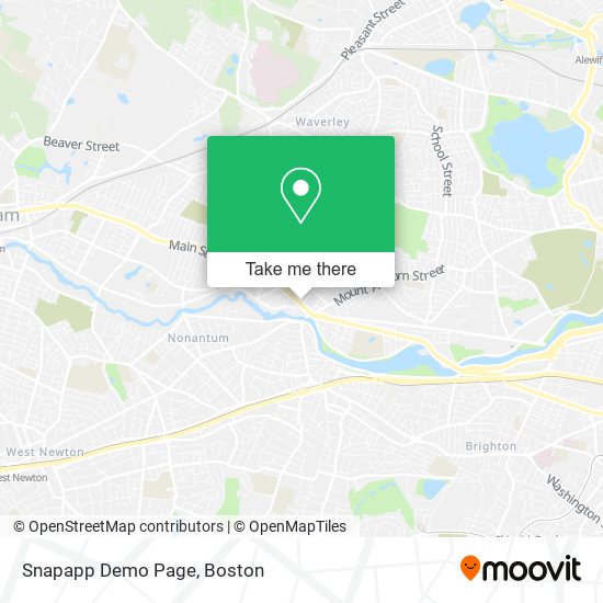 Snapapp Demo Page map