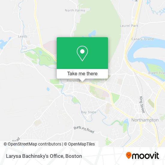 Larysa Bachinsky's Office map