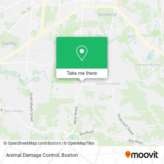 Mapa de Animal Damage Control