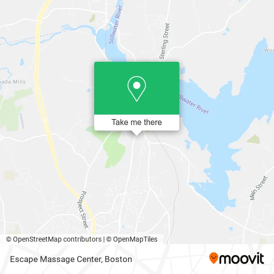 Escape Massage Center map