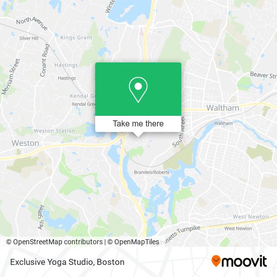 Exclusive Yoga Studio map